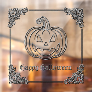 Silver Jack O' Lantern Halloween