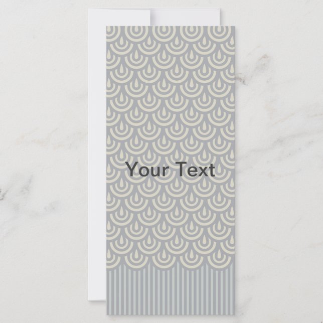 Silver Japanese Fish Scale Pattern (Front)