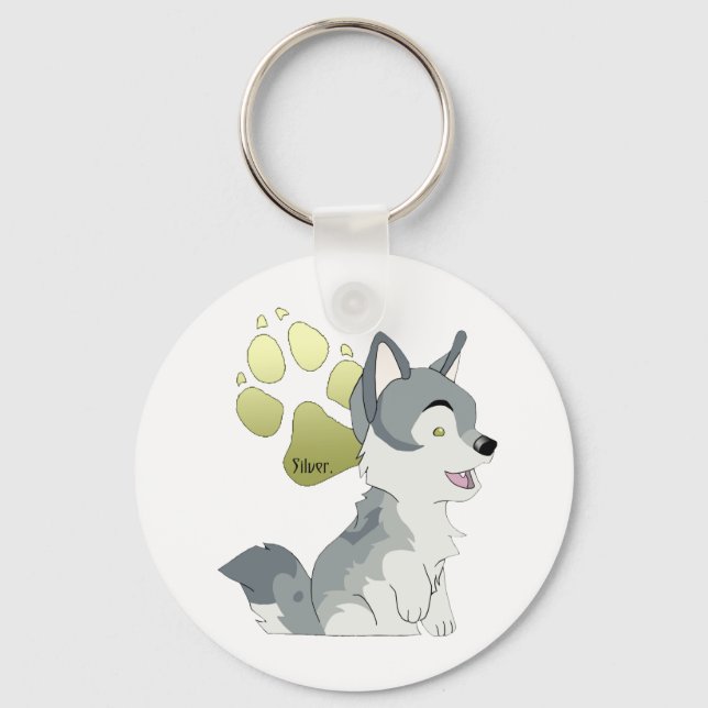 silver key ring (Front)