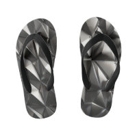 Silver Kid's Flip Flops