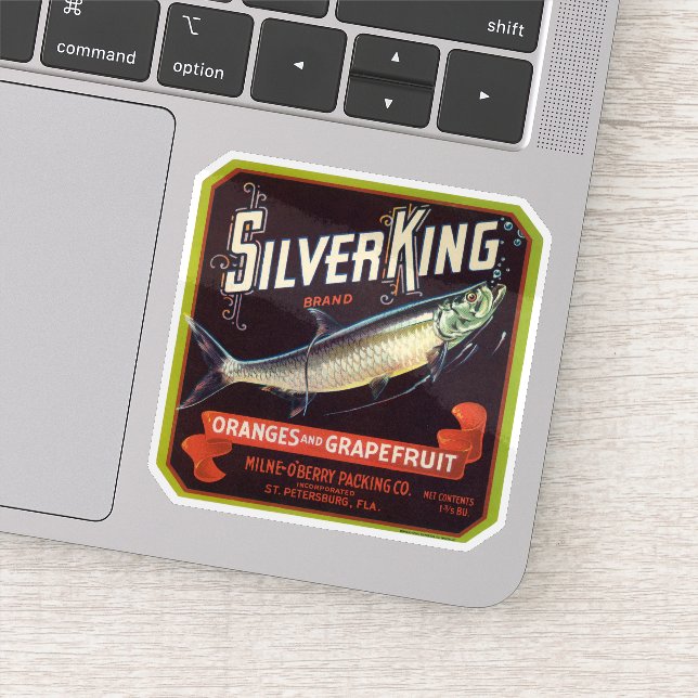 Silver King Brand Oranges and Grapefruit Label (Detail)