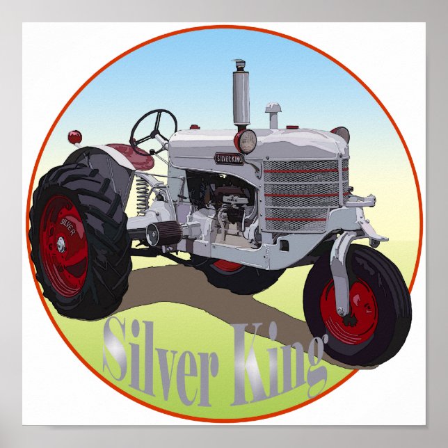 Silver King Tractor Poster (Front)