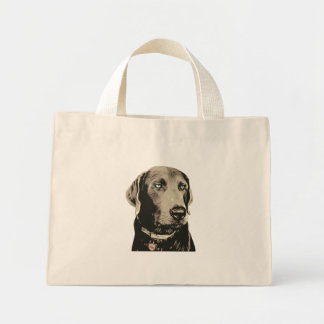 Silver Lab 100% Labrador Cotton Tote Bag