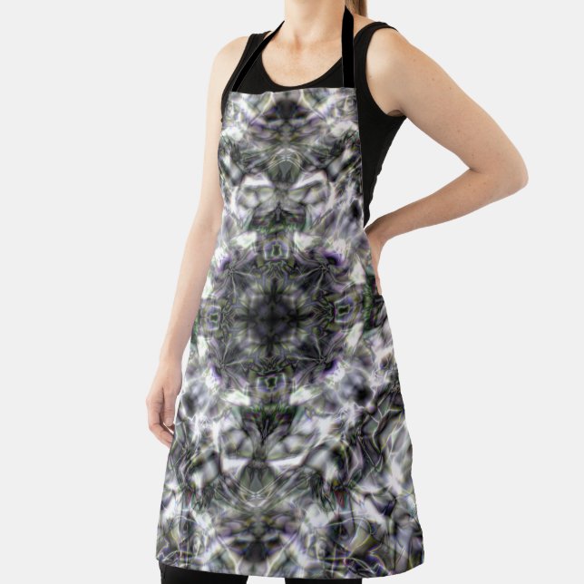 Silver Lace Apron (Insitu)