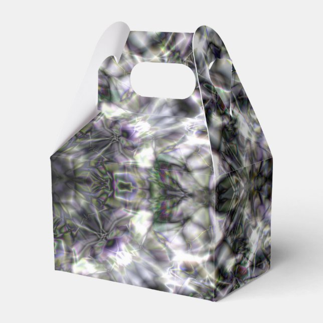 Silver Lace Favour Box (Front Side)