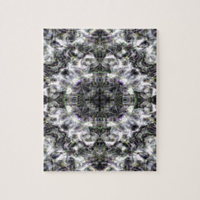Silver Lace Jigsaw Puzzle (Vertical)