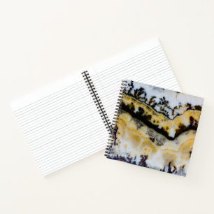 Silver Lace Onyx Notebook