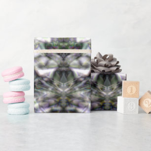 Silver Lace Wrapping Paper