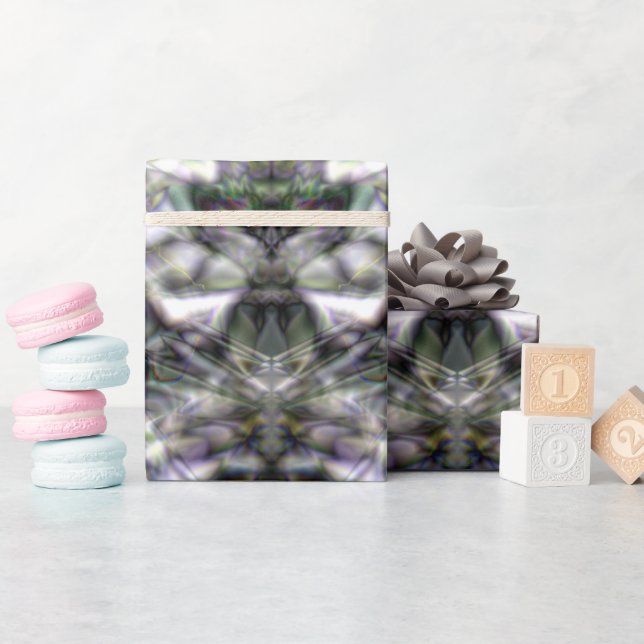 Silver Lace Wrapping Paper (Baby Shower)