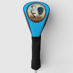 Silver Laced Wyandotte Rooster Good Morning Vintag Golf Head Cover