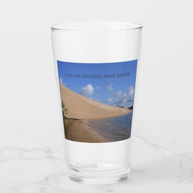 Silver Lake Sand Dunes, Mears, Michigan Glass (Front)
