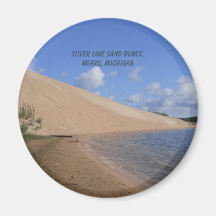 Silver Lake Sand Dunes, Mears, Michigan Magnet
