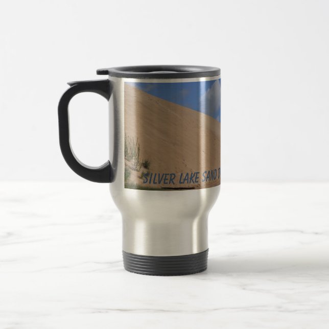 Silver Lake Sand Dunes, Mears, Michigan  Travel Mug (Left)