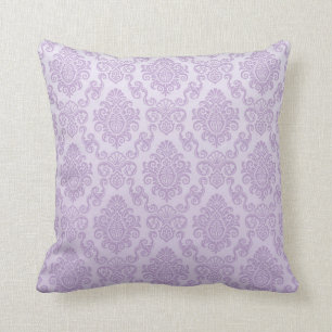 silver,lavender,chic,damasks,floral,lace,pattern,v cushion