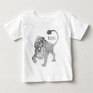 Silver Leo Lion Zodiac Baby Creeper