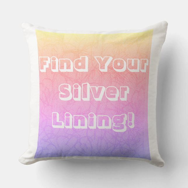 Silver Lining Cushion (Front)
