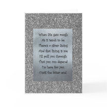 Silver lining greeting card