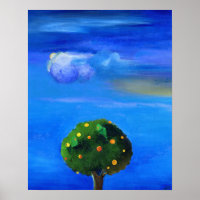 Silver Lining over the Orange Tree 2012