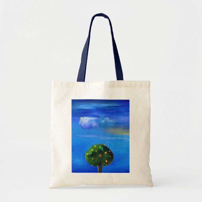 Silver Lining over the Orange Tree 2012 Tote Bag (Front)