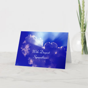 silver lining sympathy card