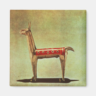 Silver Llama Figurine, from Peru, after 1438 Magnet