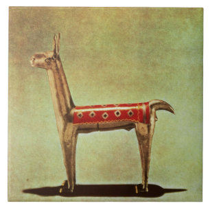 Silver Llama Figurine, from Peru, after 1438 Tile