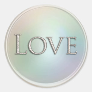Silver Love Envelope Seal