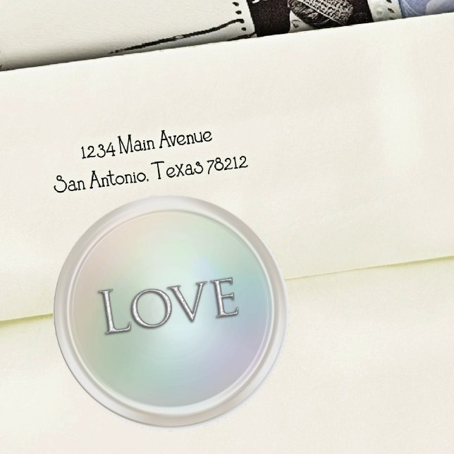 Silver Love Envelope Seal (Creator Uploaded)