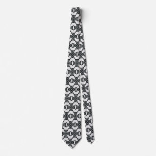 Silver Maltese Cross Tie