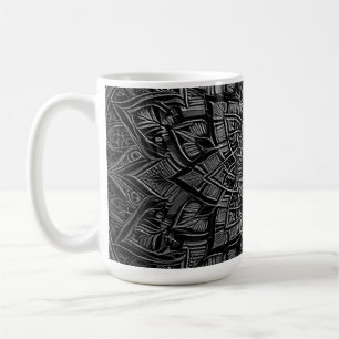 Silver Mandala Mug