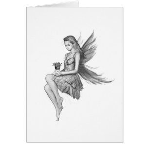Silver Maple Fairy holding Flower