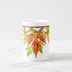 Silver Maple on a Bone China Mug
