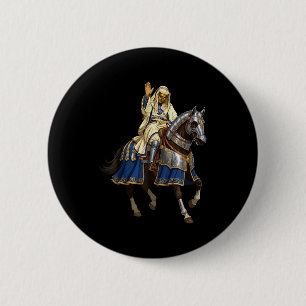 Silver Mask King Baldwin Iv Golden Mask Medieval A 6 Cm Round Badge