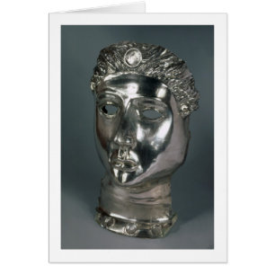 Silver mask, Roman, 1st half of 3rd century AD (si