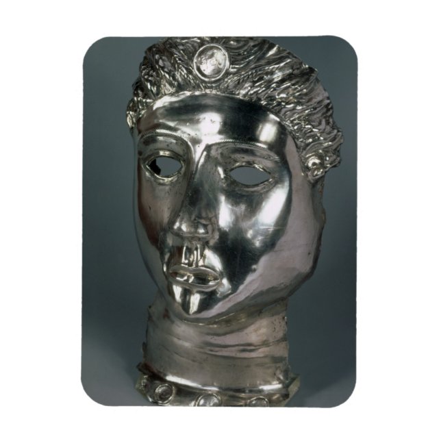 Silver mask, Roman, 1st half of 3rd century AD (si Magnet (Vertical)