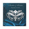 Silver Masquerade Blue Save The Date Magnet