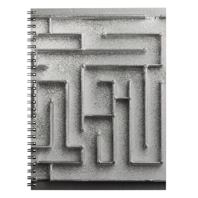 Silver maze notebook (Front)