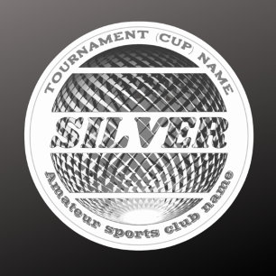 Silver medal 2nd place winner round 