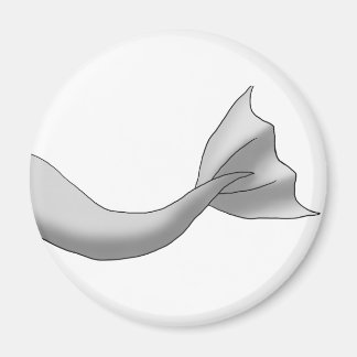 Silver Mermaid Tail Magnet