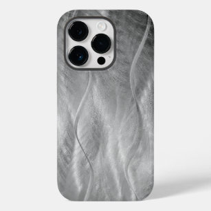 Silver Metal Abstract  Case-Mate iPhone 14 Pro Case