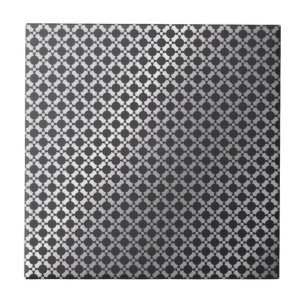 Silver Metal Grill Ceramic Tile