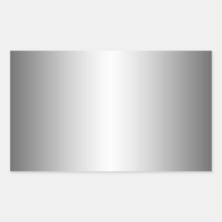 Silver Metal Look Sticker