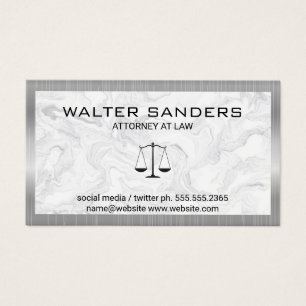 Silver Metallic Border   Marble Background   Law