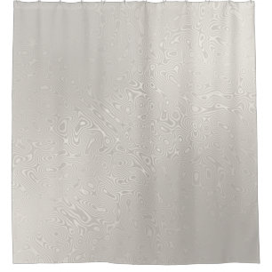 Silver Metallic Excellent Pattern Shower Curtain
