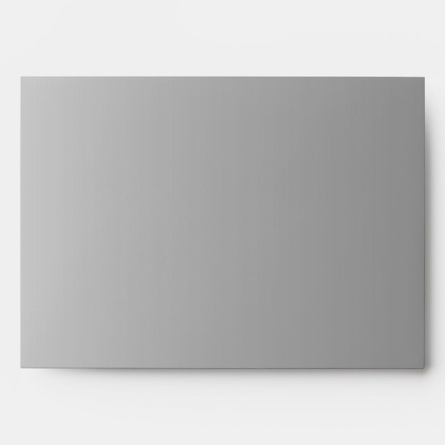 silver metallic grey gradient elegant envelopes (Front)