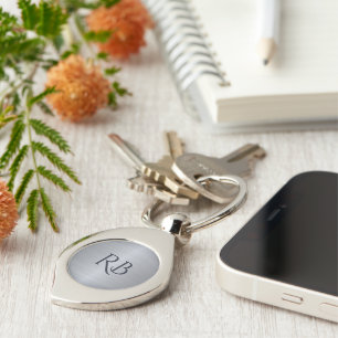 Silver Metallic Keychain