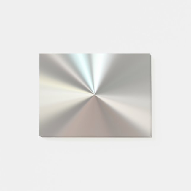 Silver Metallic Post-it Notes (Front)