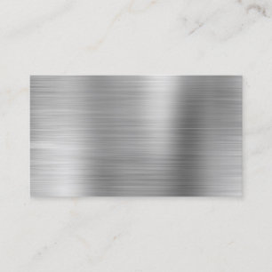 Silver Metallic Shimmer Foil Blank Place Card