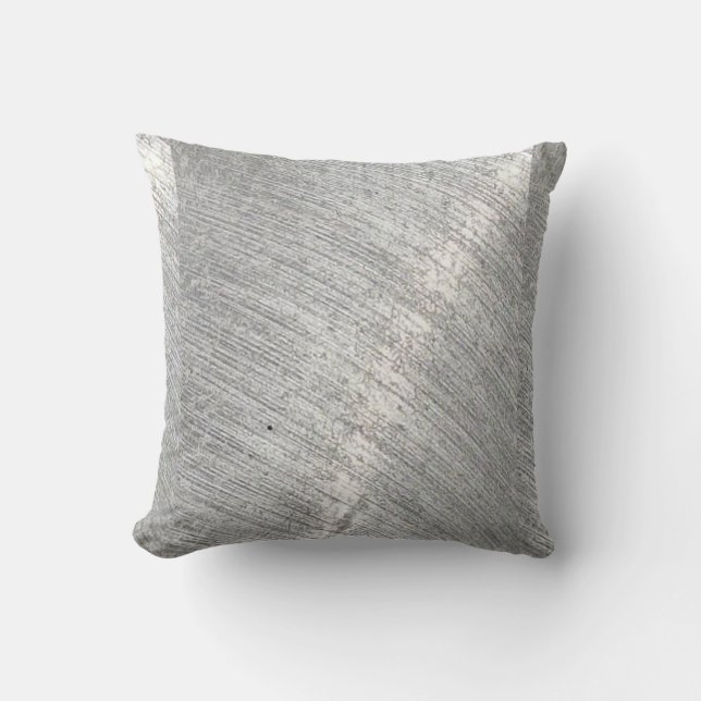 Silver Metallic Shine Pattern Cushion (Front)