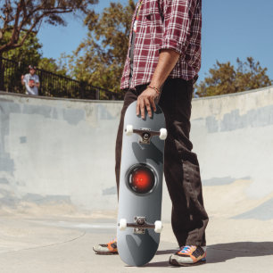Silver Metallic Skateboard